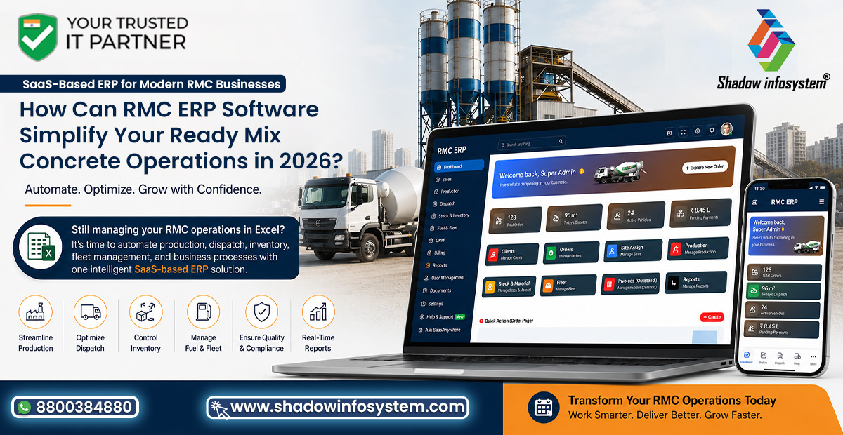 How Can RMC ERP Software Simplify Your Ready Mix Concrete Operations in 2026?